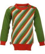 4FunkyFlavours diagonal striped knitted sweater