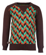 4FunkyFlavours extremely cool retro knitted sweater
