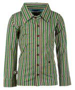 4FunkyFlavours beautiful green shirt with retro print