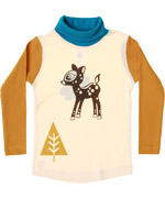 Retro-Rock-and-Robots adorable turtle neck with sweet bambi