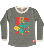 Retro-Rock-and-Robots cool grey T-shirt with Meccano parts