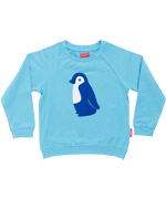 Tapete light blue sweat with sweet penguin