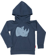 Tapete dark blue hoodie with fun Marsellus rhino