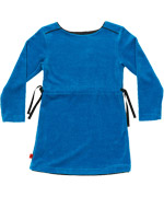 Albababy super soft blue dress in velour