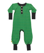 Albababy sweet green playsuit with structured pattern