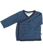 Froy & Dind sweet dark blue cache coeur with asian print