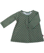 Froy & Dind adorable baby dress in green and pink