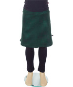 Froy & Dind gorgeous jaquard skirt in black and green