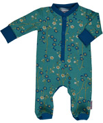Baba Babywear super cute footed playsuit with japanese flowers