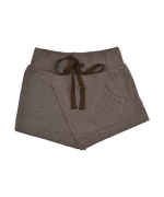 Baba Babywear wonderful shorts with skirt in chocolate brown